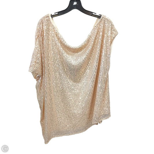 Top Short Sleeve By Torrid In Peach, Size: 3x