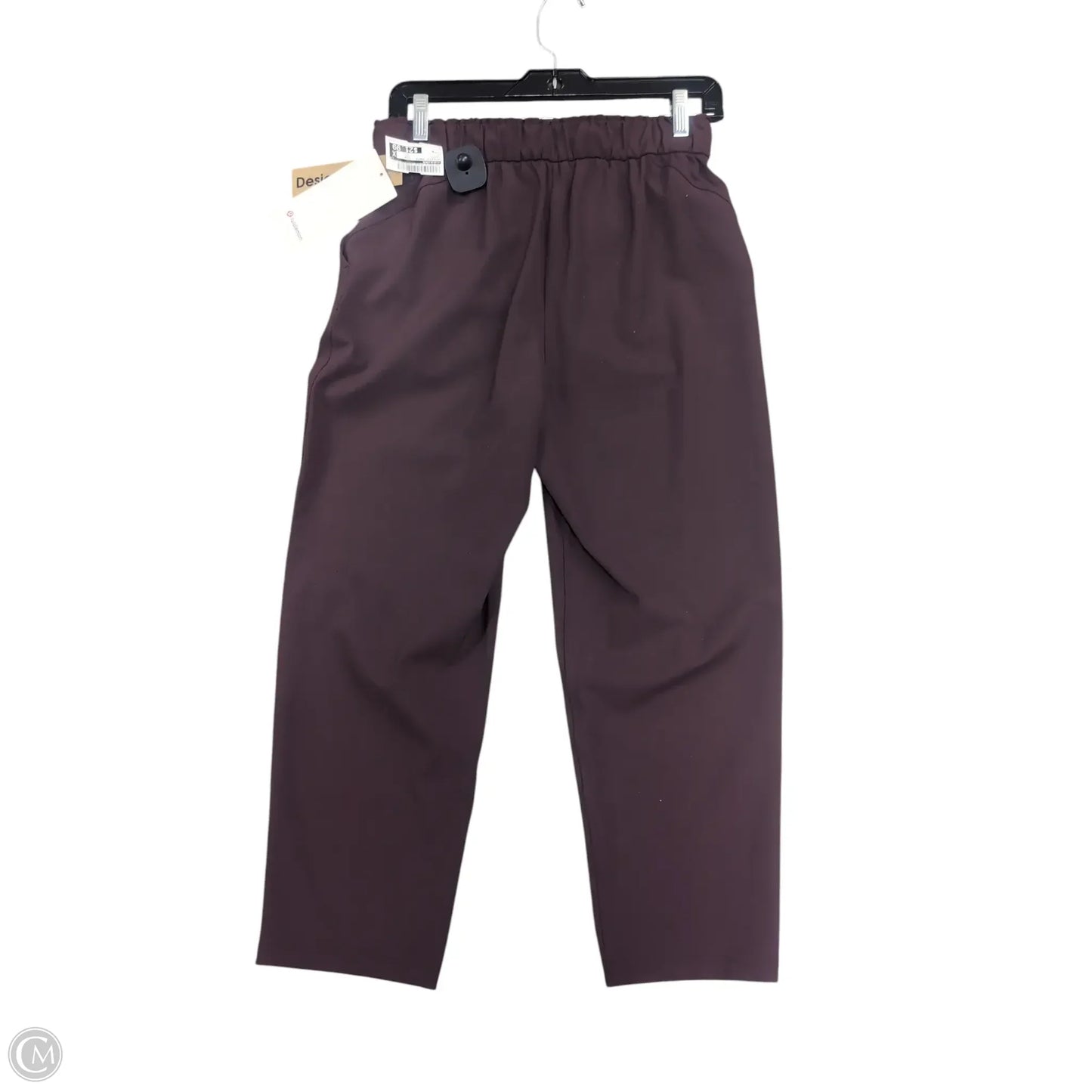 Athletic Pants By Lululemon In Maroon, Size: 6