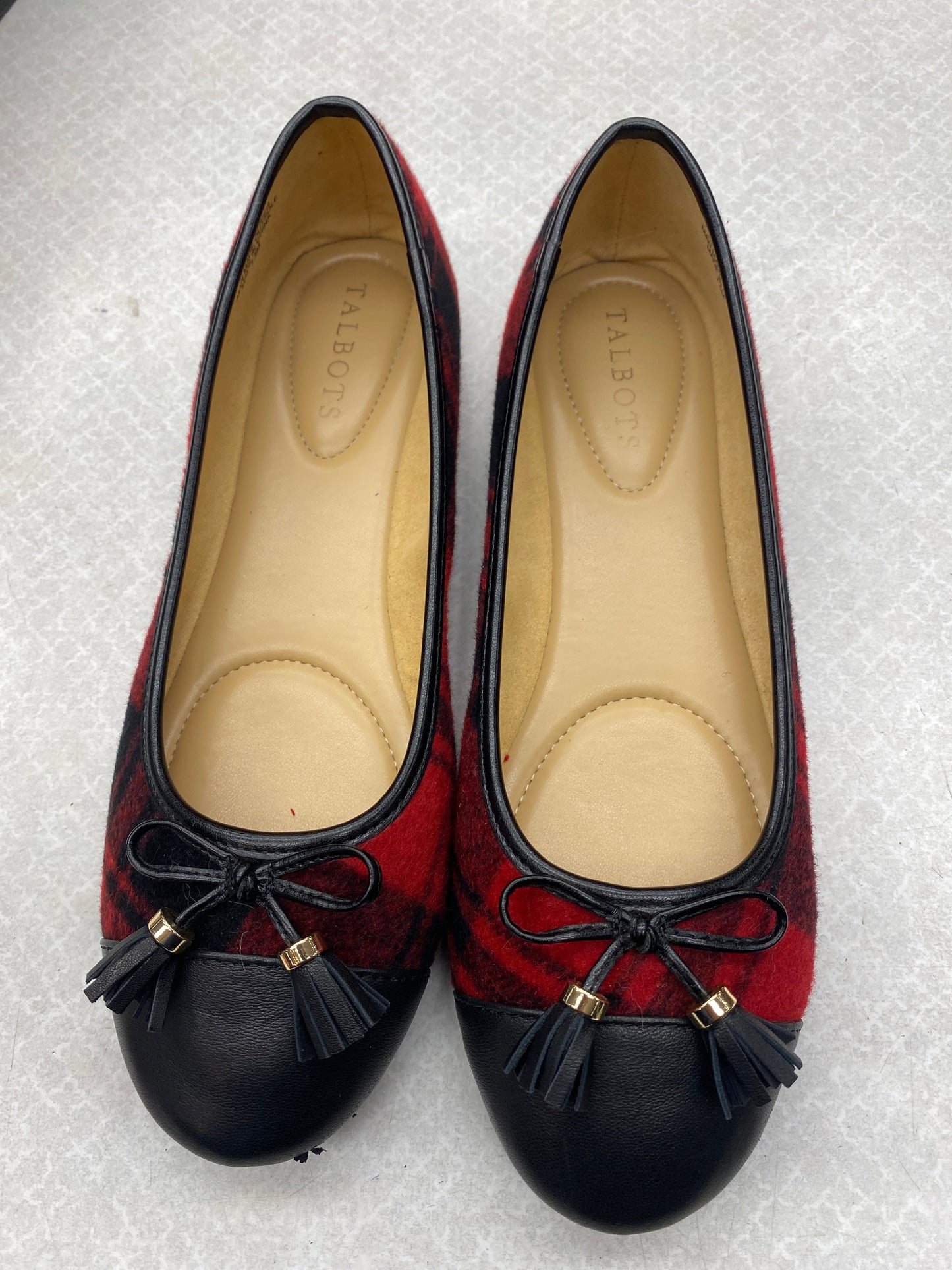 Shoes Flats By Talbots In Red, Size: 8