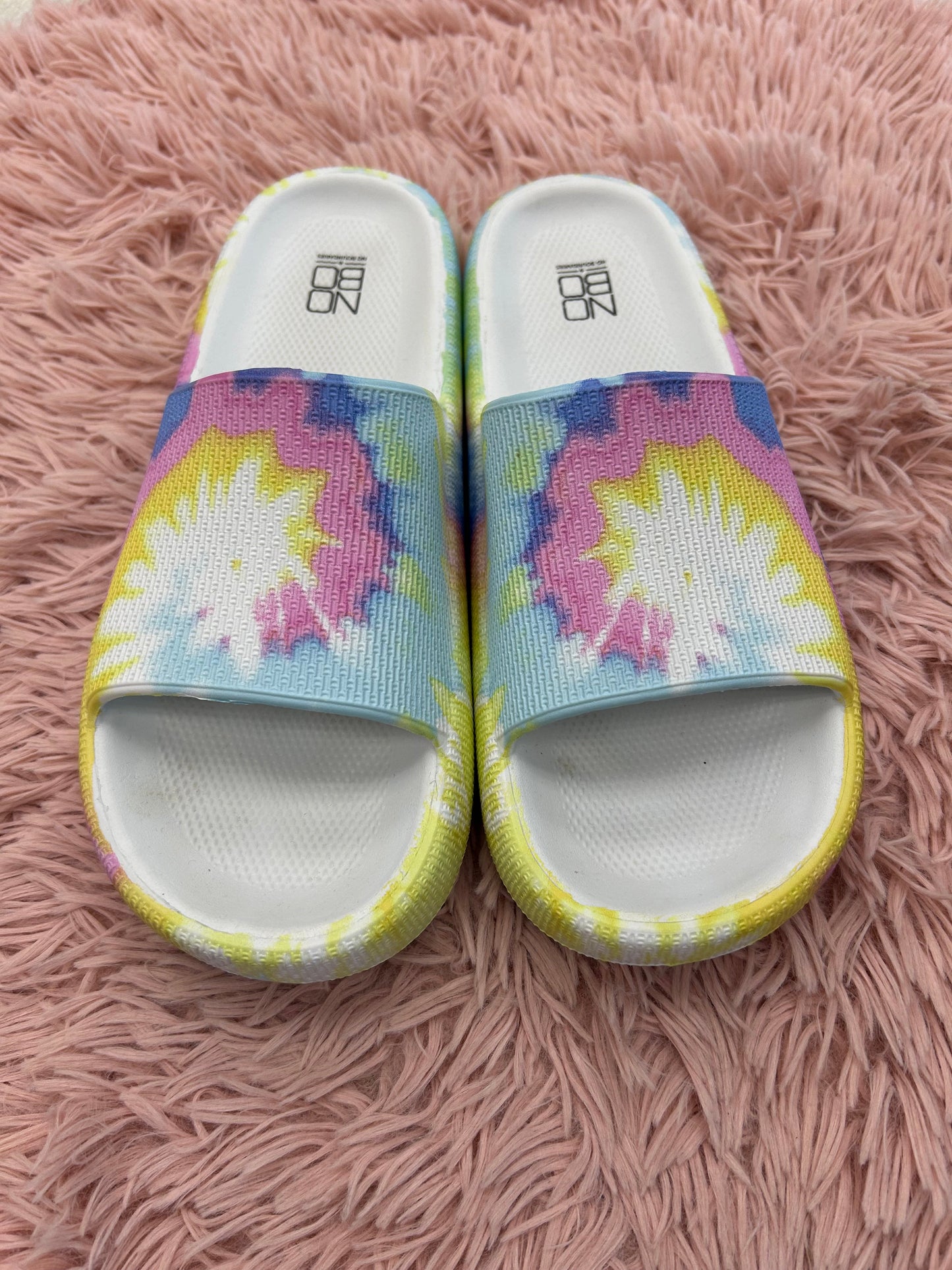 Sandals Flip Flops By No Boundaries In Tie Dye, Size: 8