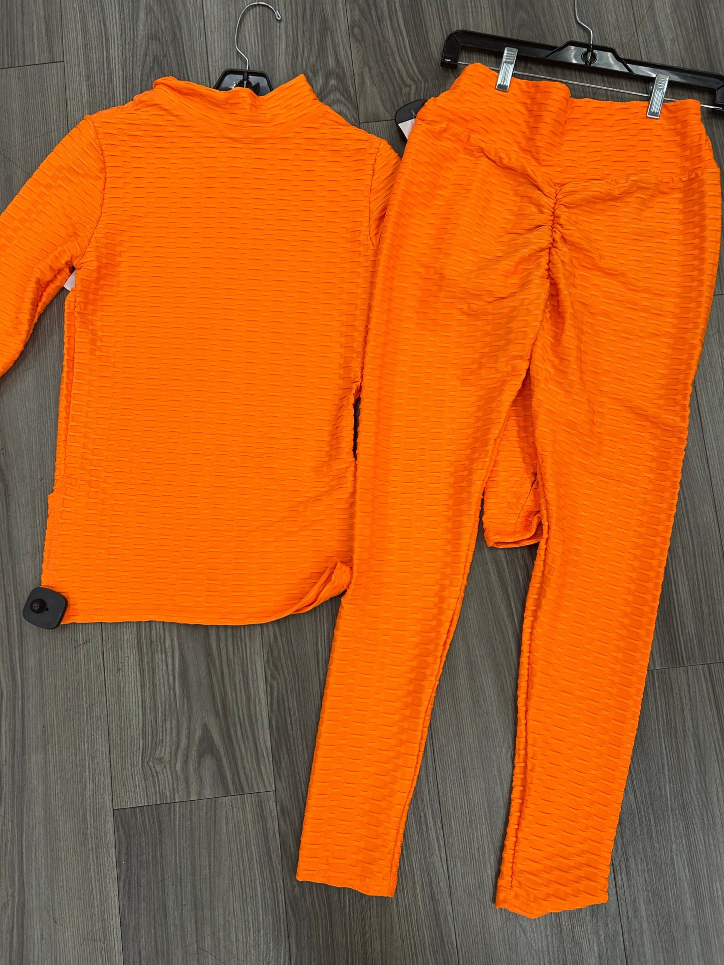 Athletic Pants 2pc By New Mix In Orange, Size: S