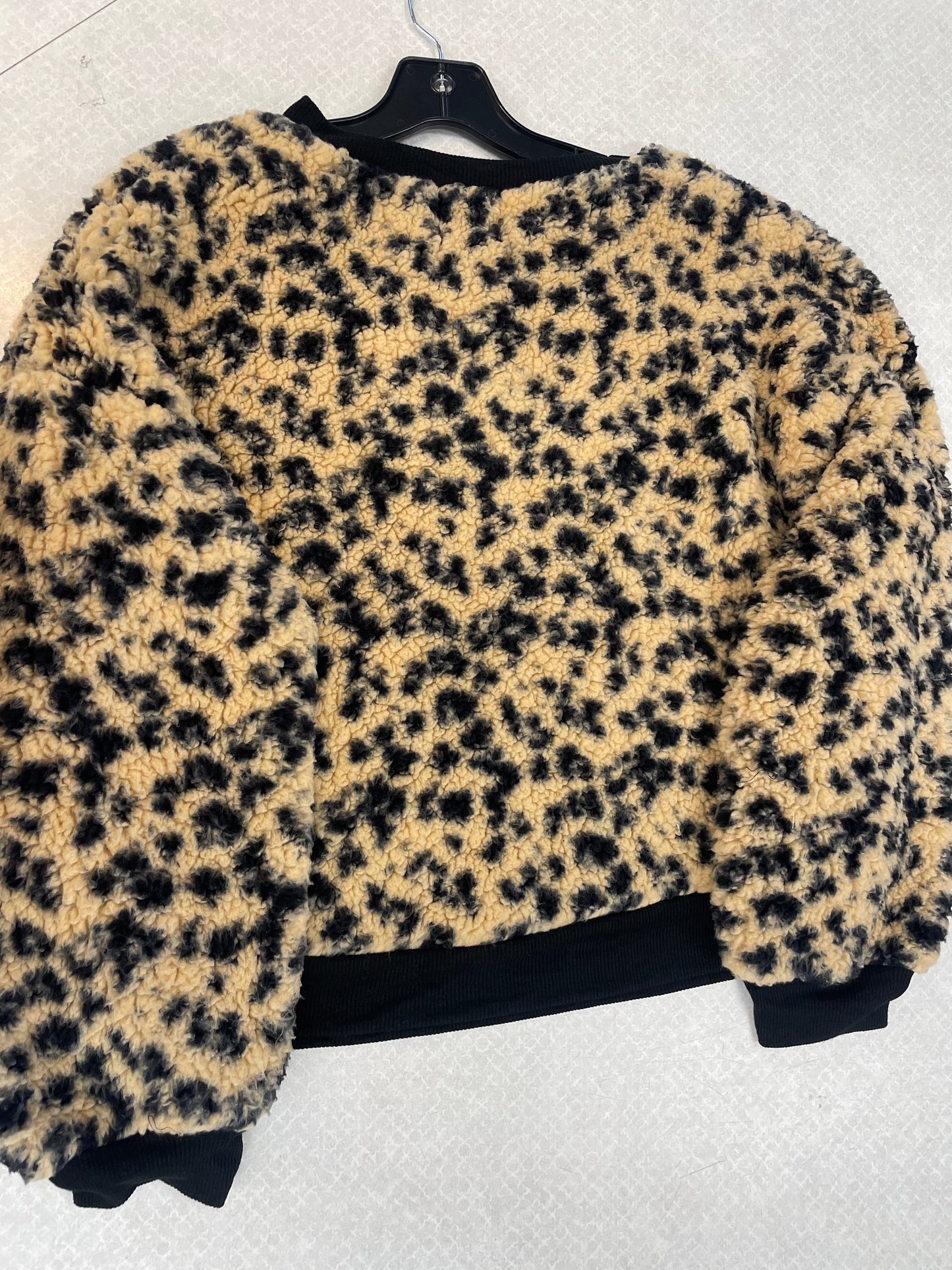 Sweatshirt Crewneck By Clothes Mentor In Animal Print, Size: 2x