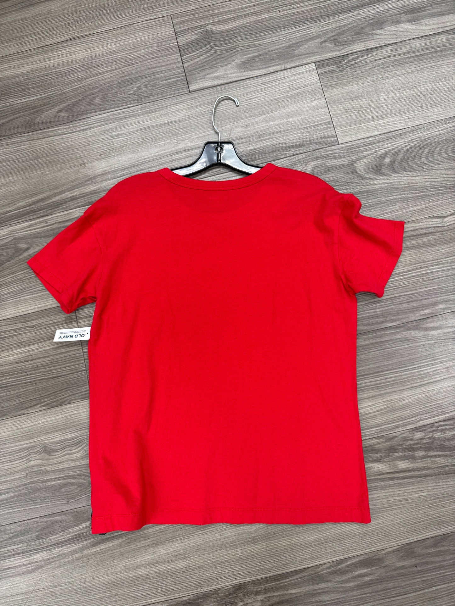 Top Short Sleeve By Old Navy In Red, Size: M