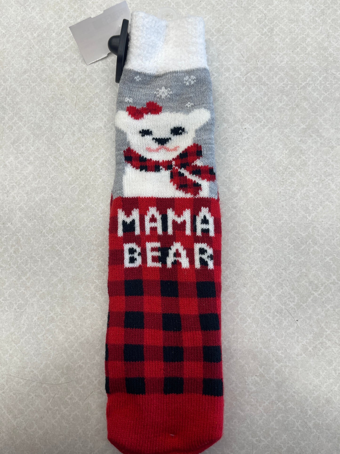 Socks By Clothes Mentor In Red White, Size: Osfm