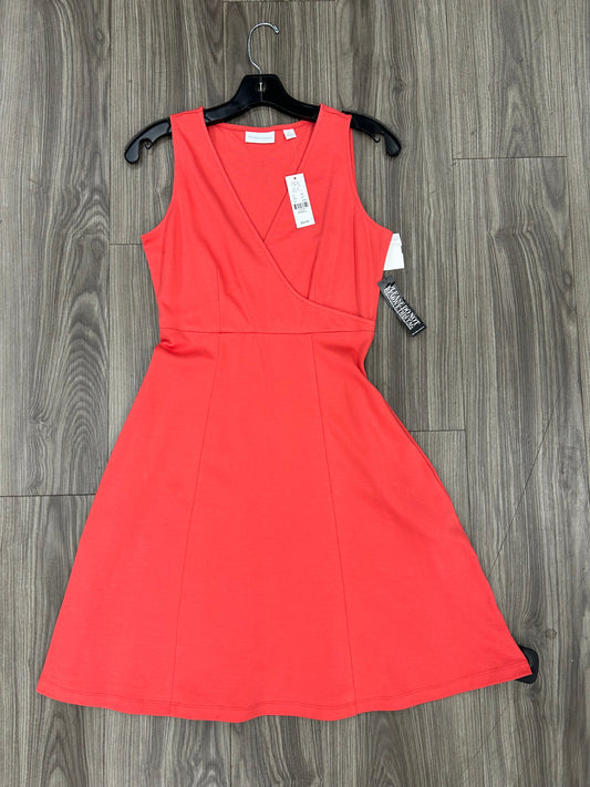 Dress Casual Midi By New York And Co In Coral, Size: Xs