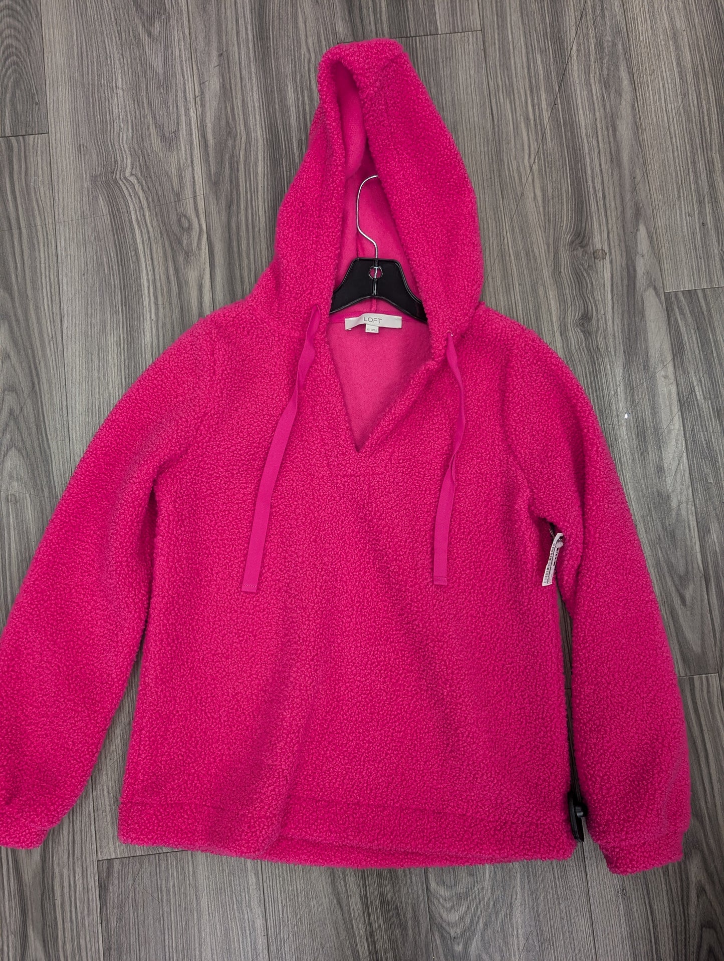 Sweatshirt Hoodie By Loft In Pink, Size: Xs