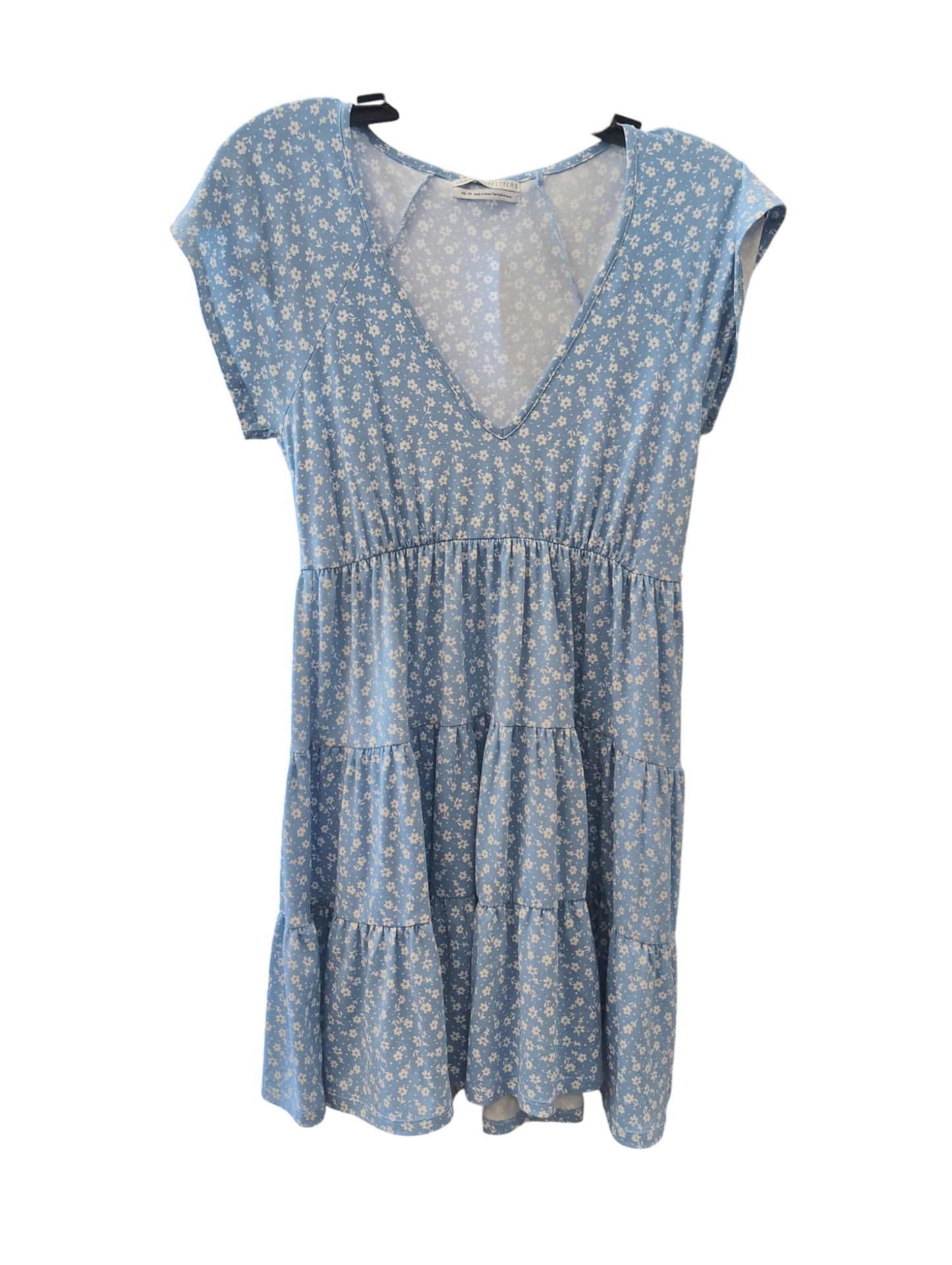 Dress Casual Short By Urban Outfitters In Blue White, Size: Xs