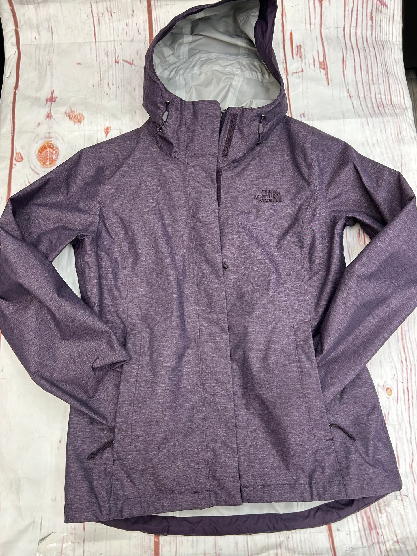 Jacket Windbreaker By North Face In Purple, Size: S