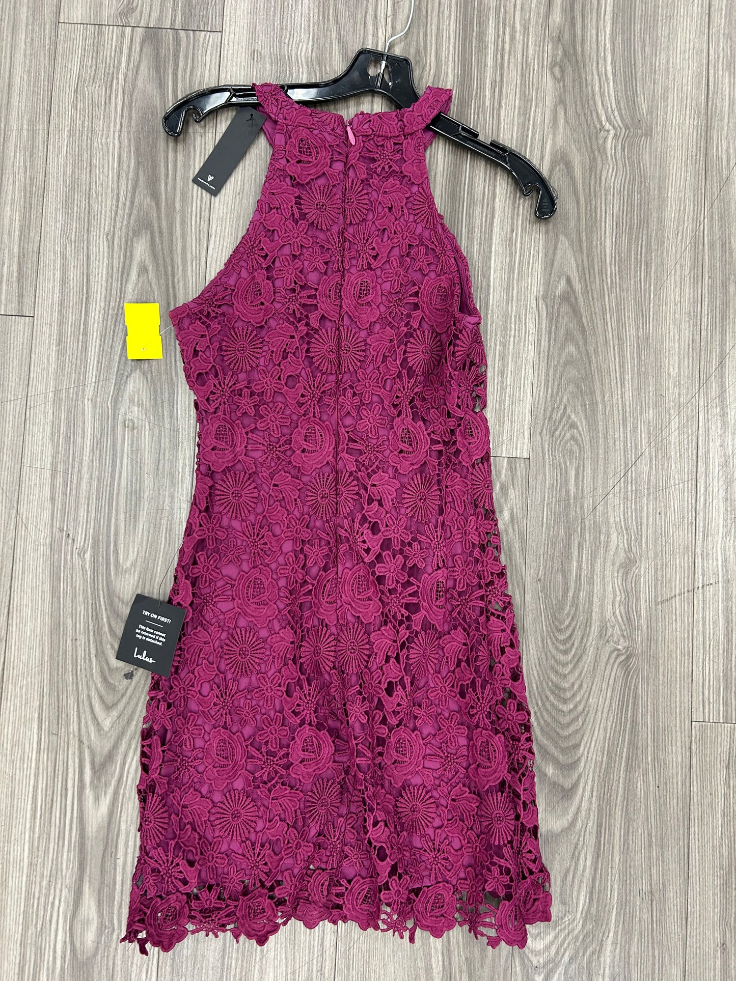 Dress Party Short By Lulus In Magenta, Size: S