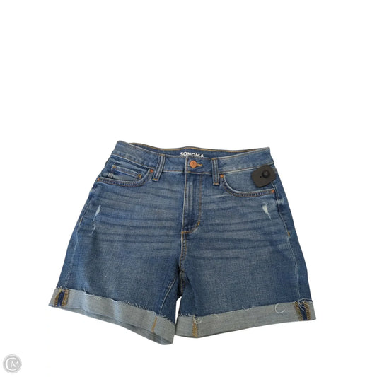 Shorts By Sonoma In Blue Denim, Size: 4