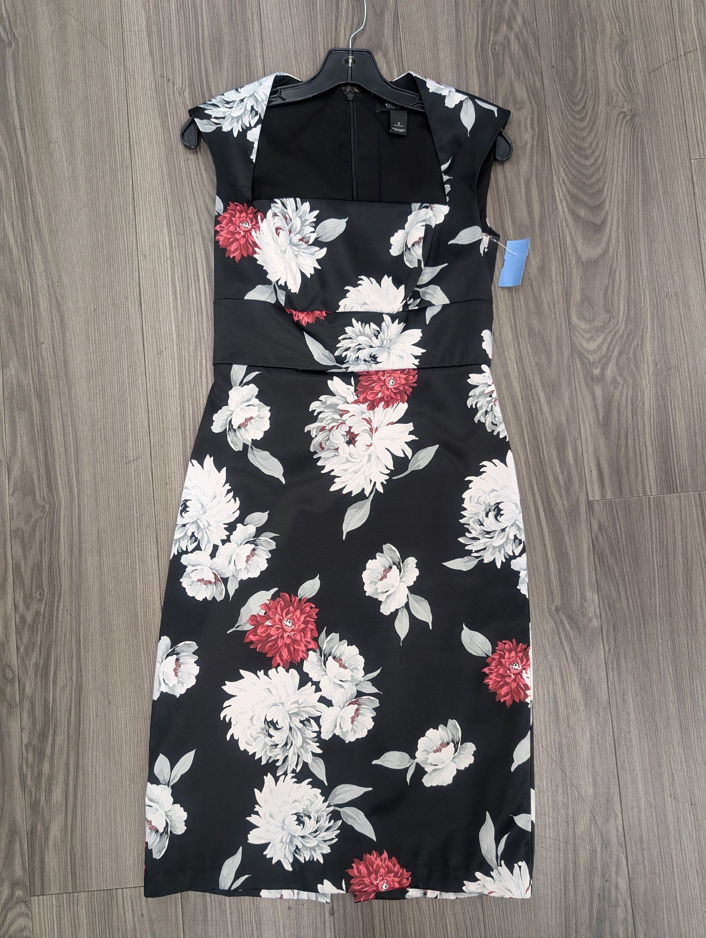 Dress Work By White House Black Market In Floral Print, Size: 2