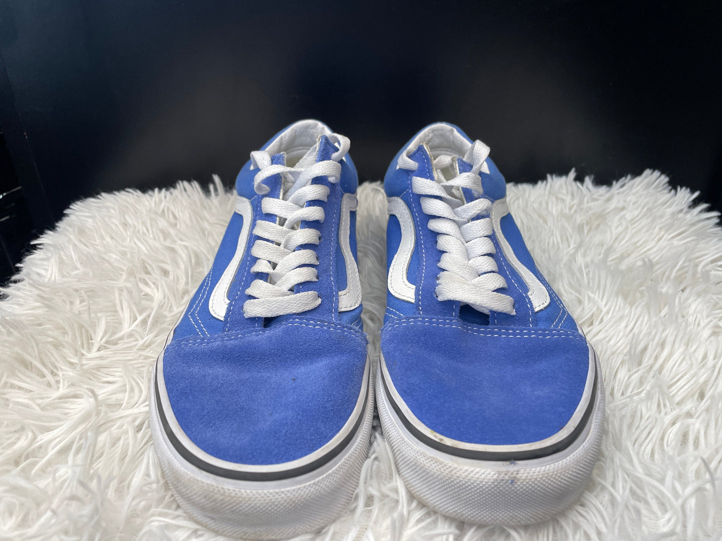 Blue Shoes Sneakers Vans, Size 9