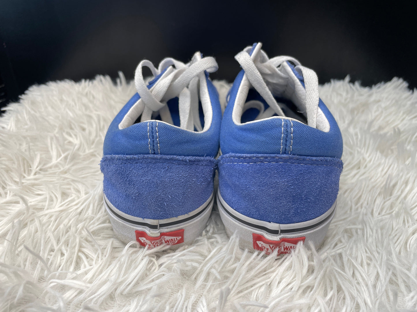 Blue Shoes Sneakers Vans, Size 9