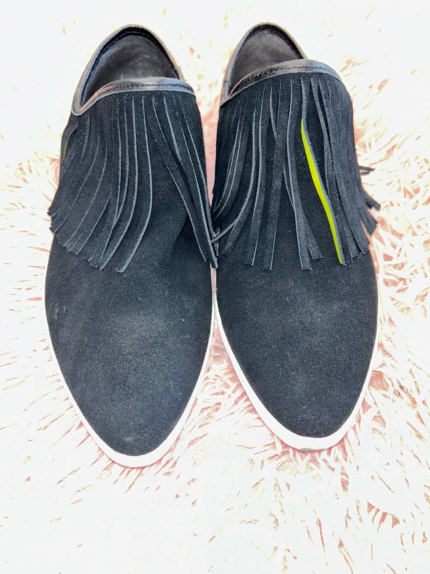 Black Shoes Flats Mule And Slide Clothes Mentor, Size 10
