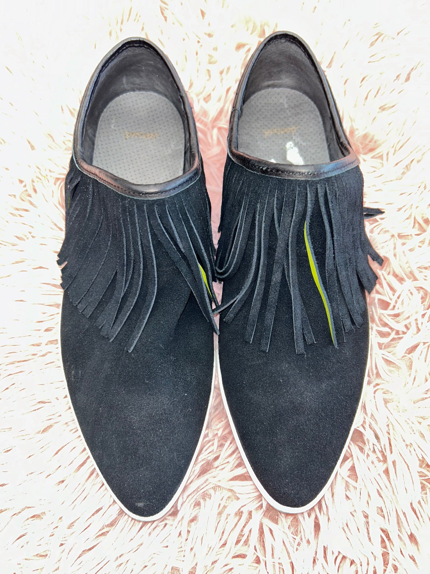Black Shoes Flats Mule And Slide Clothes Mentor, Size 10