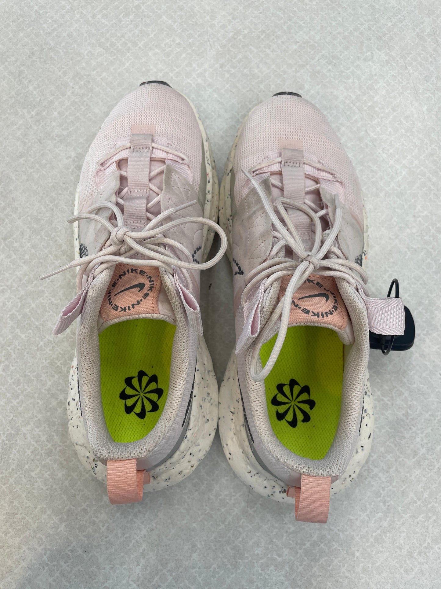 Shoes Athletic By Nike Apparel In Pink & White, Size: 9.5