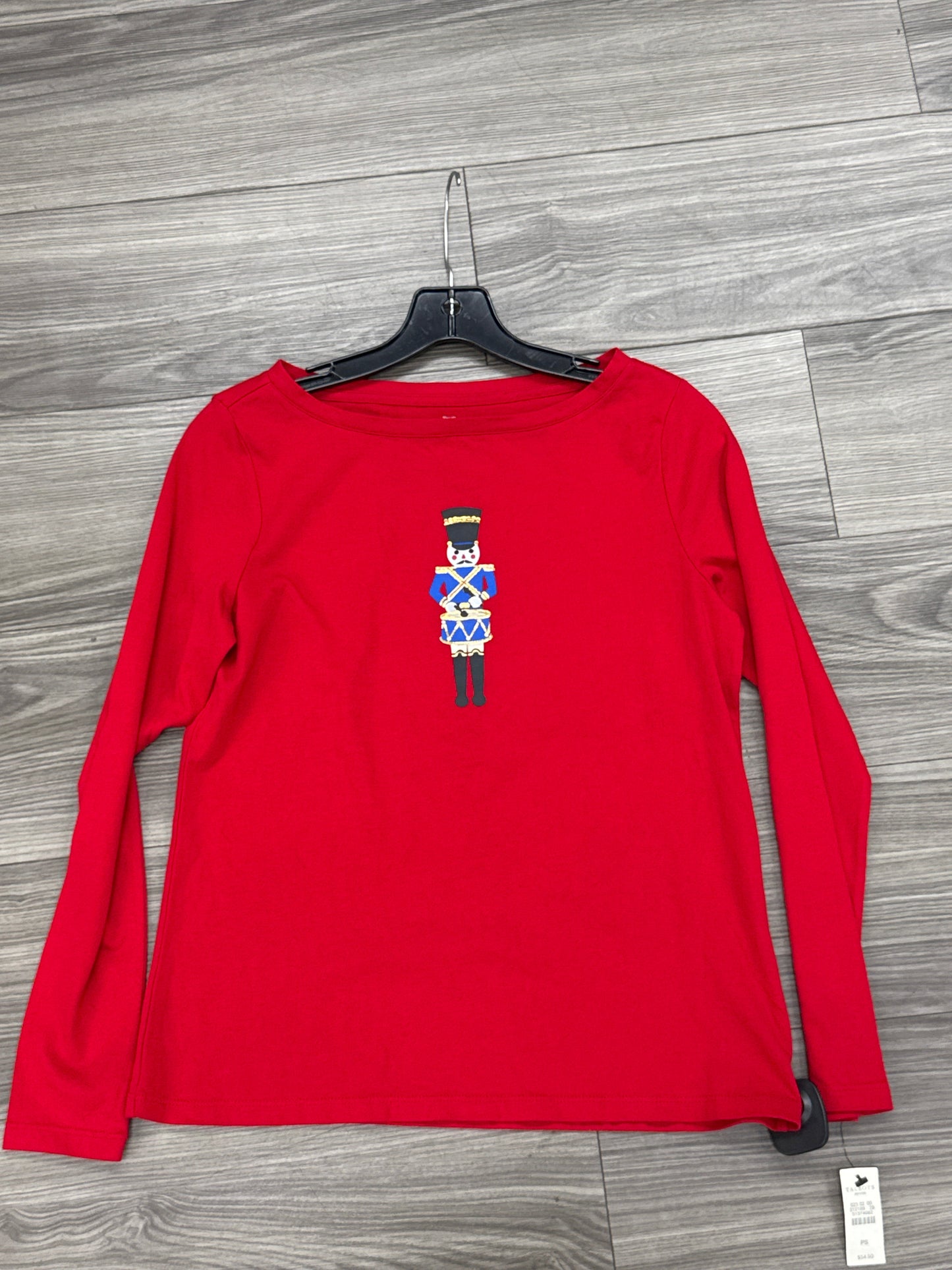 Top Long Sleeve By Talbots In Red, Size: Sp