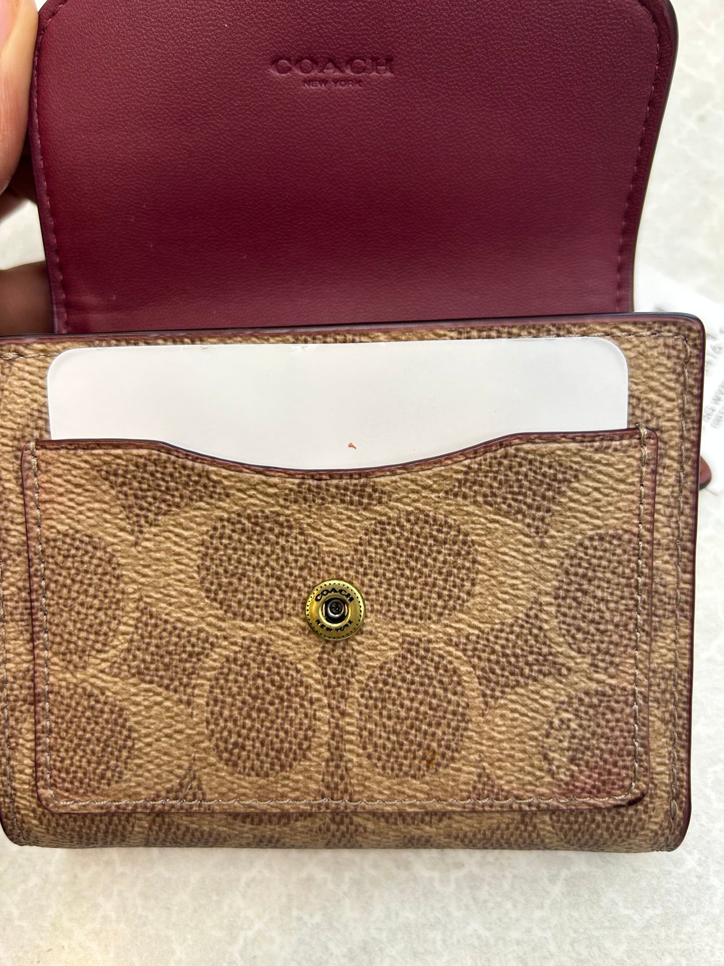 Wallet Designer By Coach, Size: Small