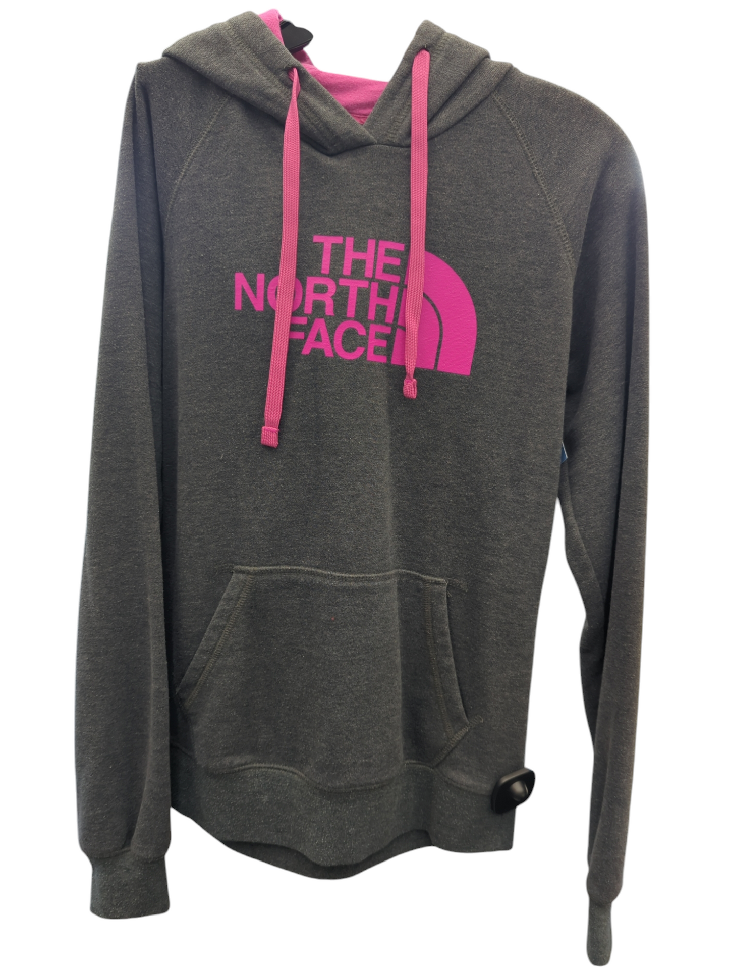 Athletic Sweatshirt Hoodie By The North Face In Grey, Size: S