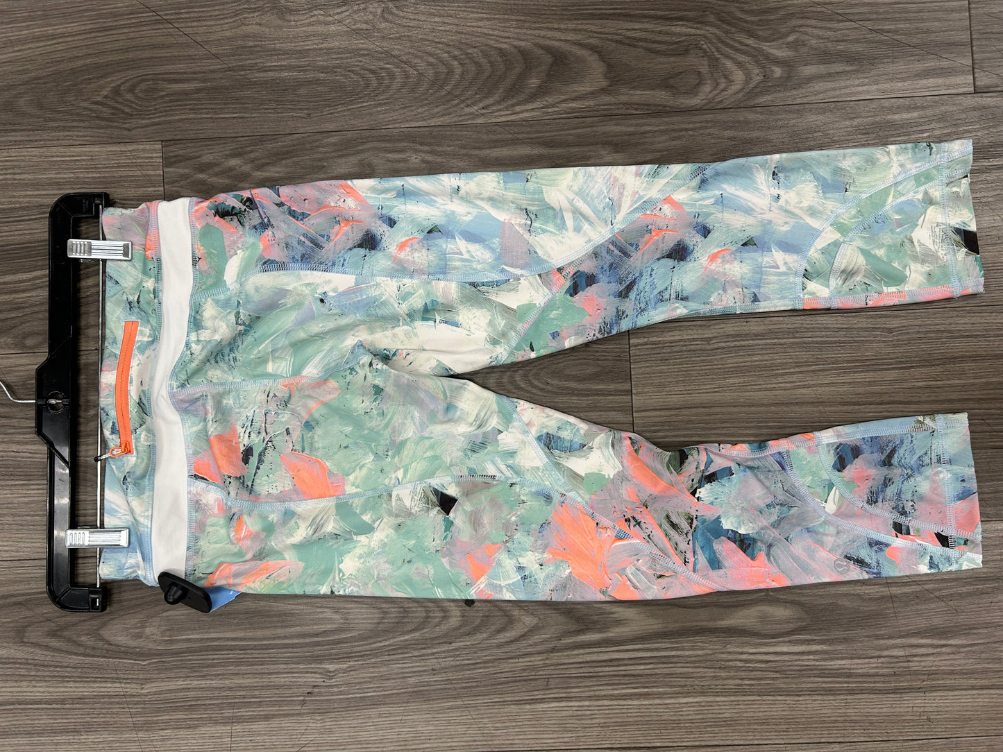 Athletic Leggings By Lululemon In Multi-colored, Size: 4