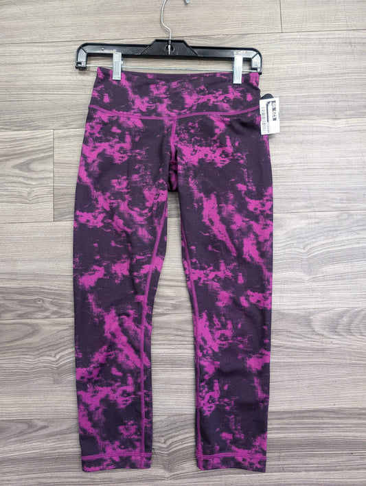 Athletic Leggings By Lululemon In Purple, Size: 4