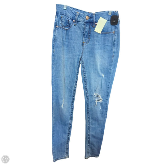 Jeans Skinny By Seven 7 In Blue Denim, Size: 4