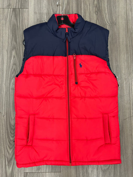 Vest Puffer & Quilted By Ralph Lauren In Blue & Red, Size: Xl