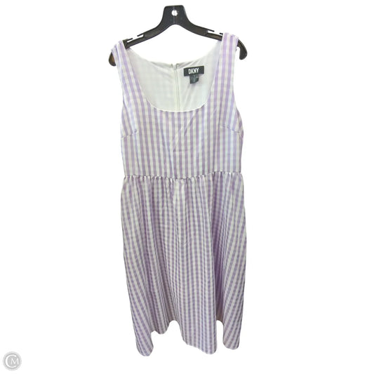 Dress Casual Maxi By Dkny In Purple, Size: 12