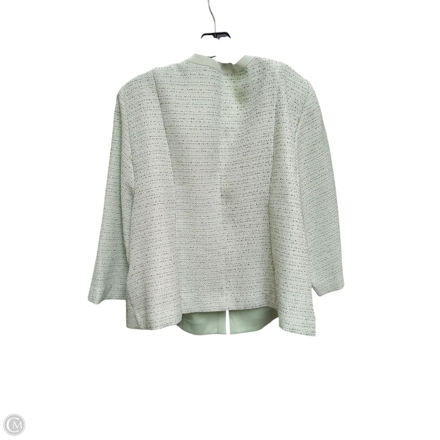 Dress Set 2pc By Studio 1 In Green & White, Size: 16