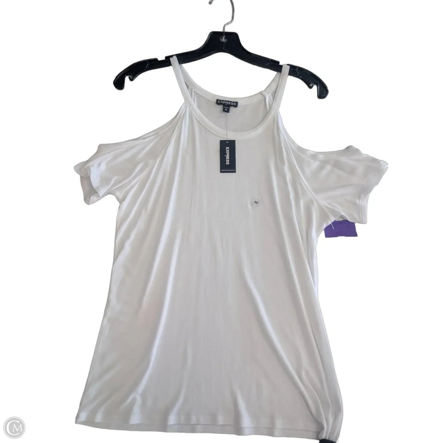 Top Sleeveless By Express In White, Size: Xs