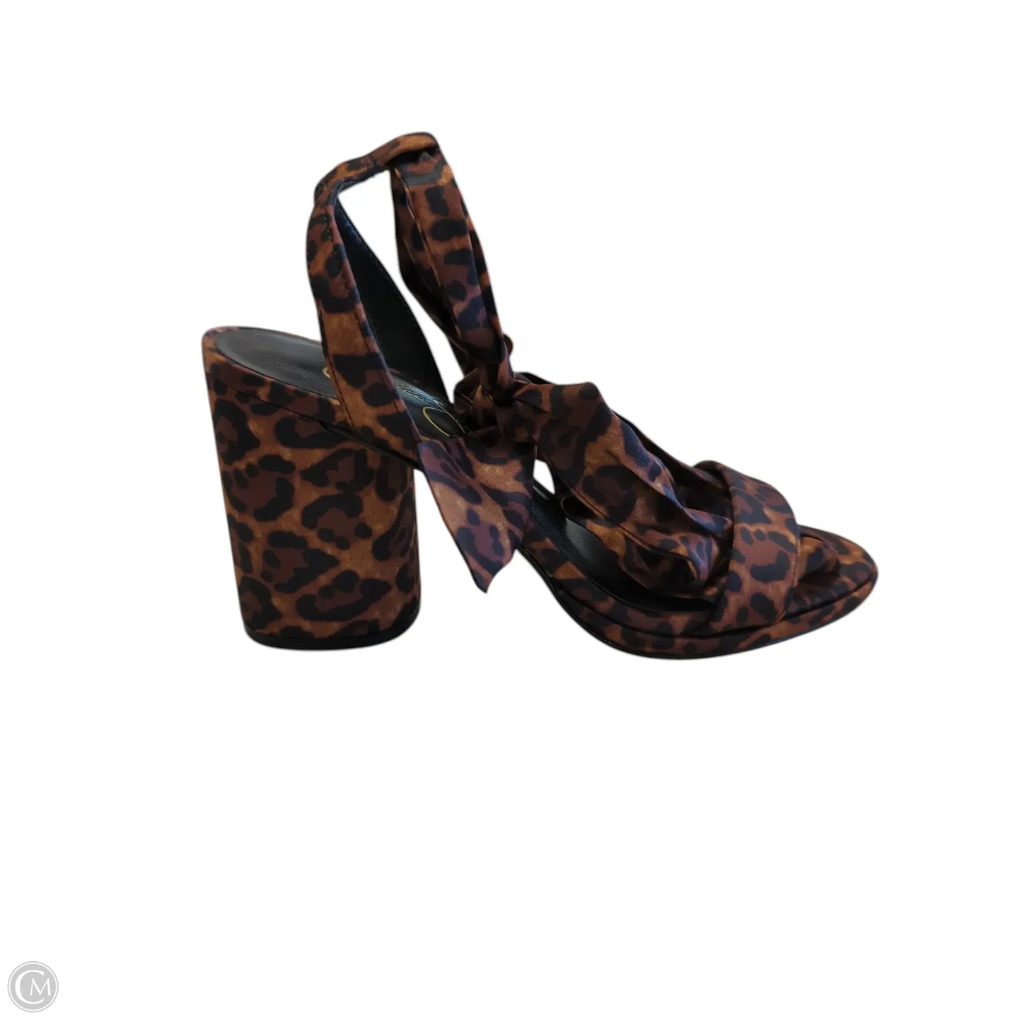Shoes Heels Block By Jessica Simpson In Animal Print, Size: 7.5