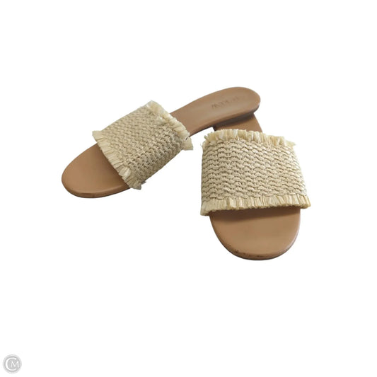 Sandals Flats By J. Crew In Cream, Size: 8