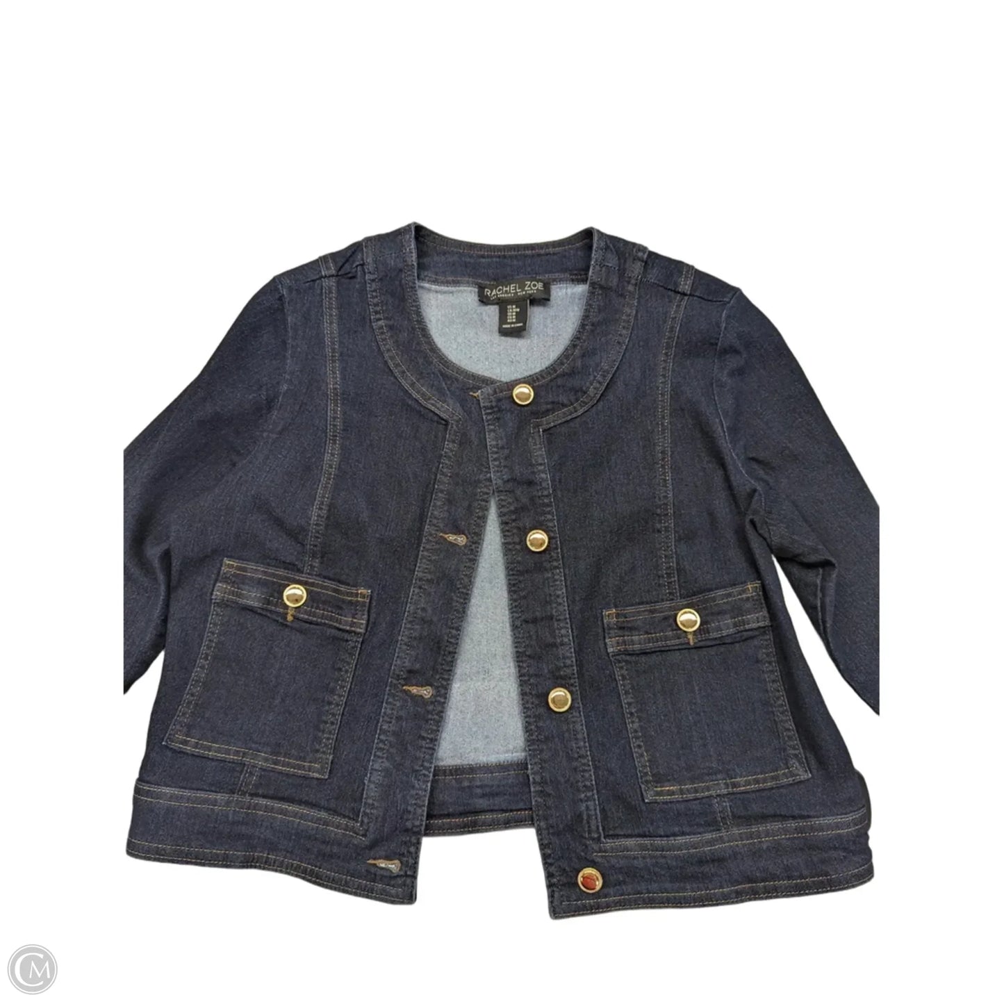 Jacket Denim By Rachel Zoe In Blue Denim, Size: M
