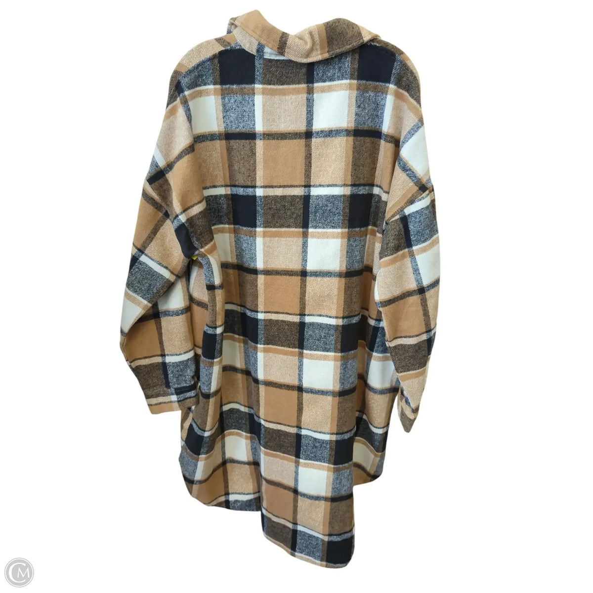 Jacket Fleece By Clothes Mentor In Plaid Pattern, Size: Xxl