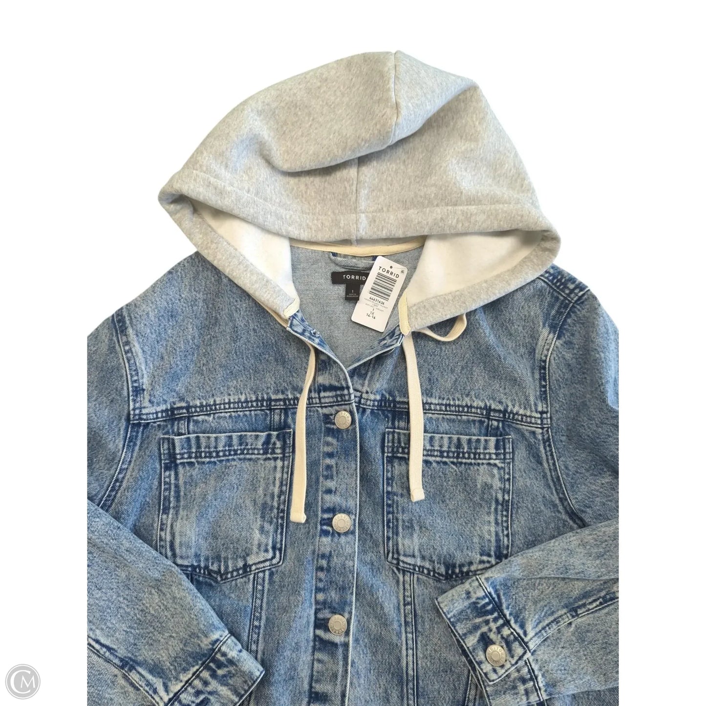 Jacket Denim By Torrid In Blue Denim, Size: 1x