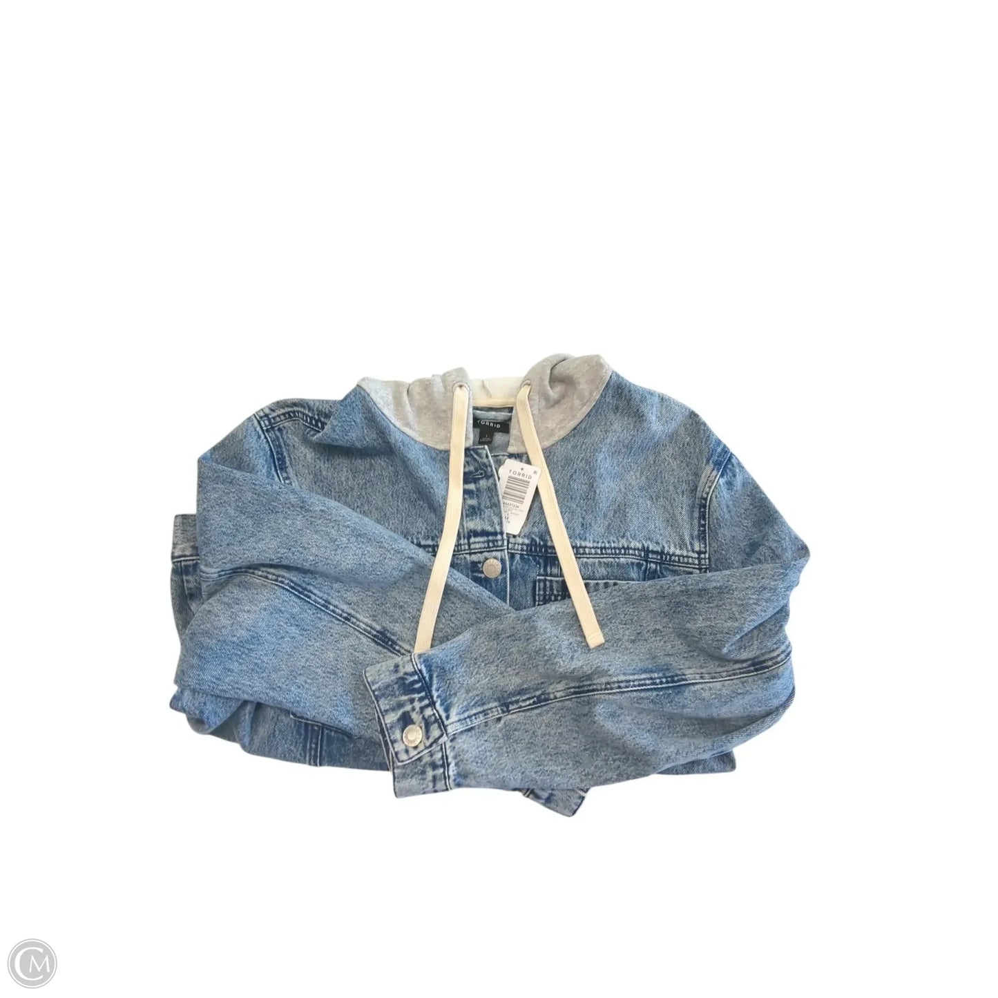 Jacket Denim By Torrid In Blue Denim, Size: 1x