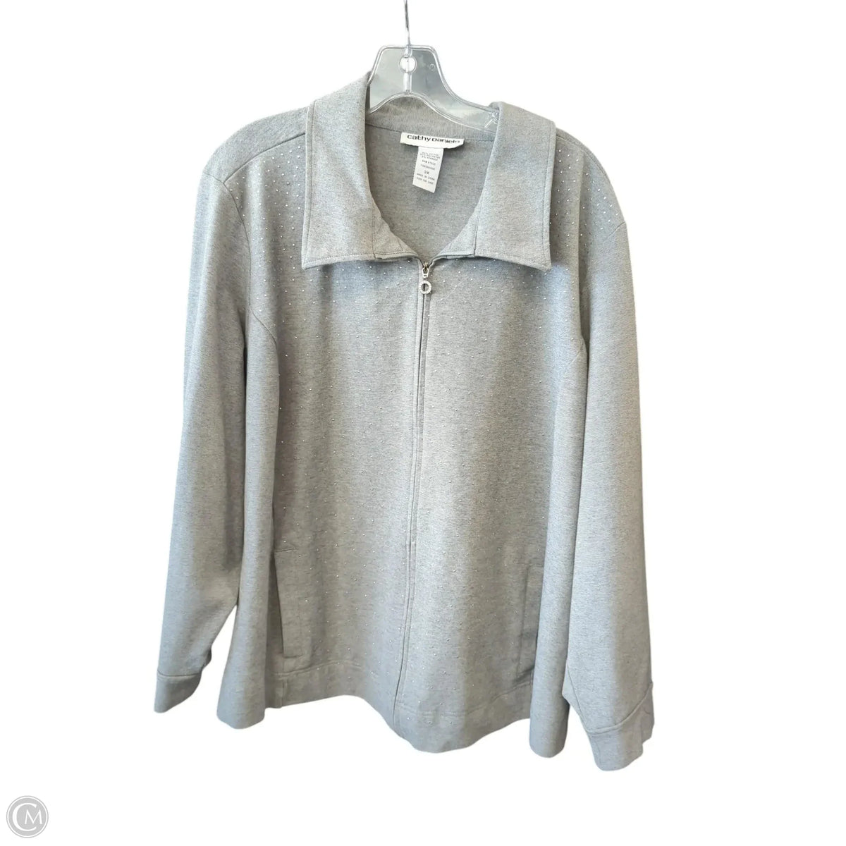Jacket Other By Cathy Daniels In Grey, Size: 3x