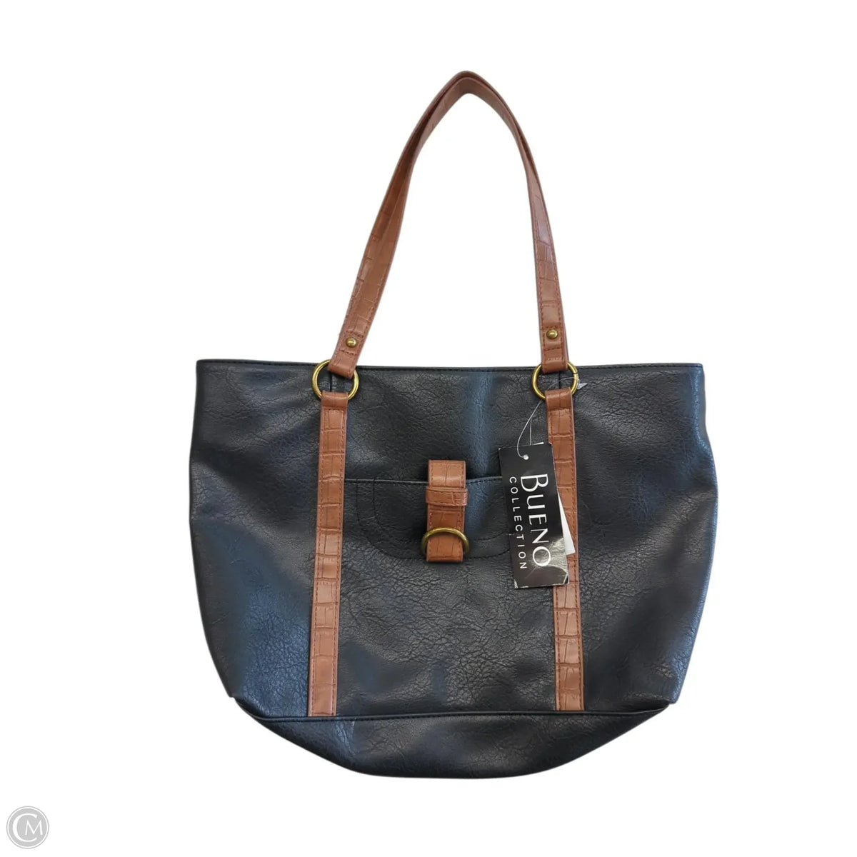 Handbag Leather By Bueno, Size: Large