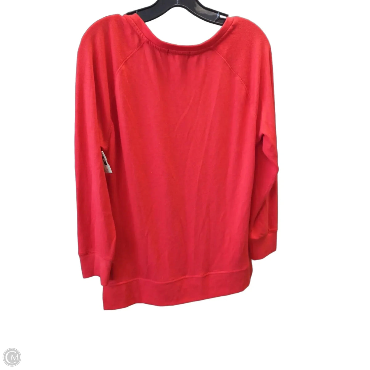 Top Long Sleeve By Modrn Canvas In Red, Size: M