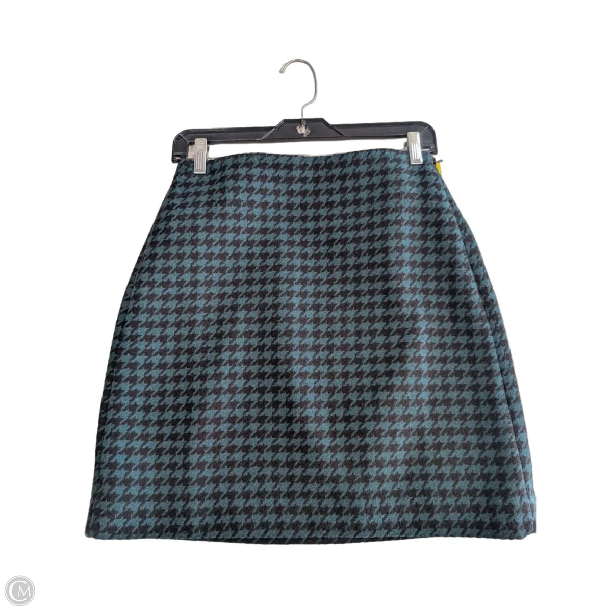 Skirt Mini & Short By Loft In Black & Green, Size: 0