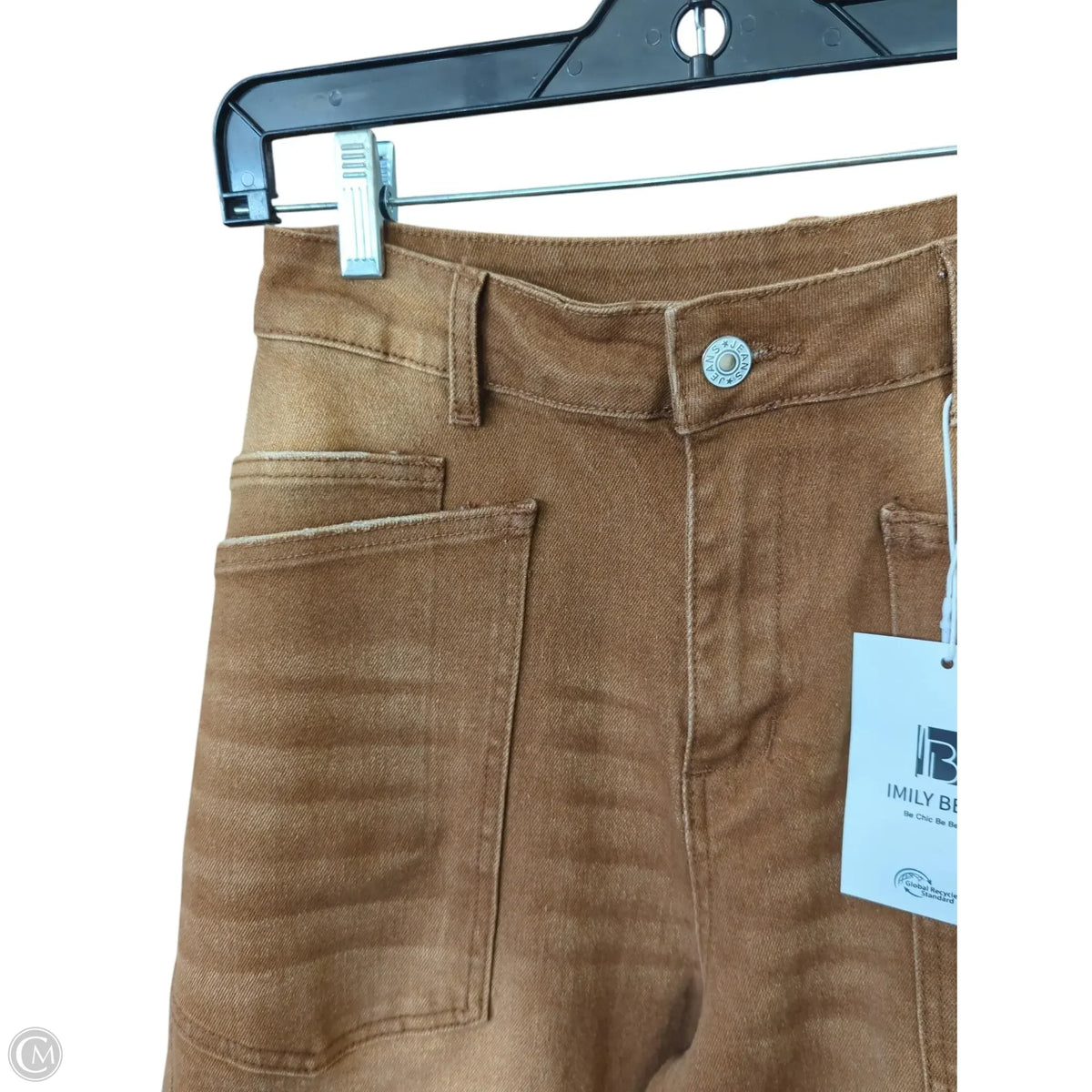 Jeans Wide Leg By Amazon Essentials In Brown, Size: 6