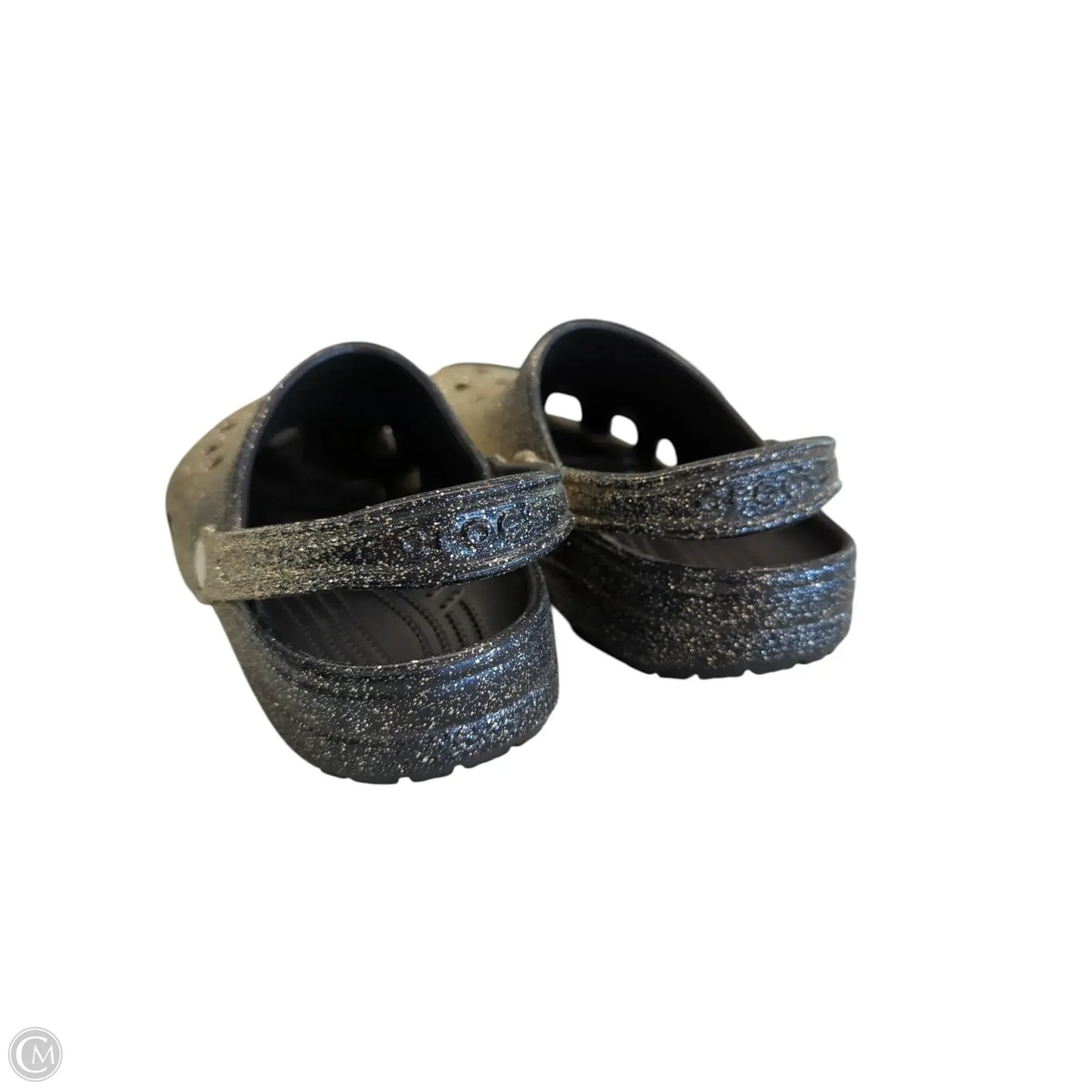 Shoes Flats By Crocs In Gold, Size: 10