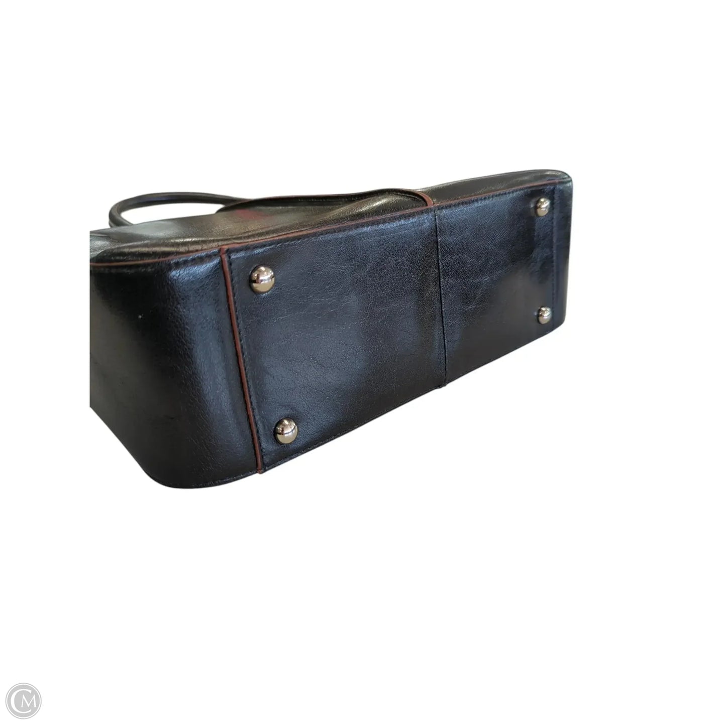 Handbag Leather By Hobo Intl, Size: Medium