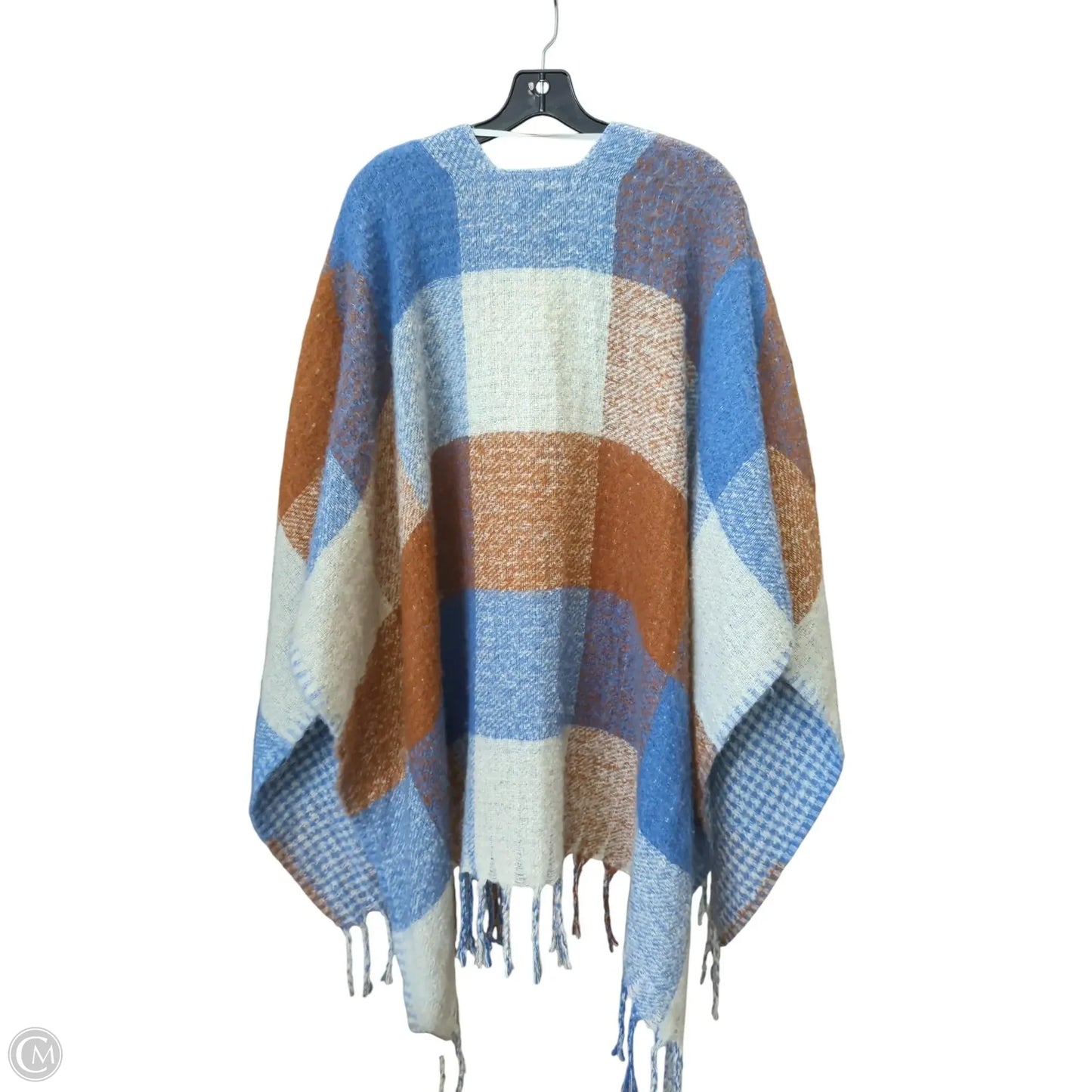 Cardigan By Clothes Mentor In Plaid Pattern, Size: Osfm