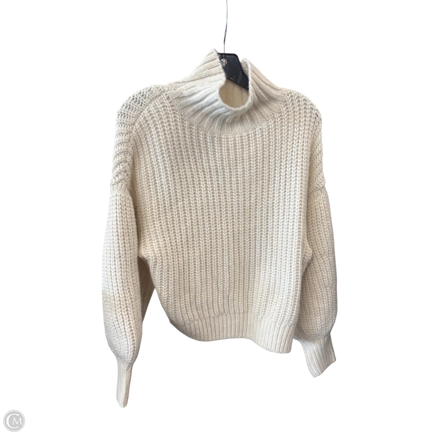 Sweater By Express In Cream, Size: Xs