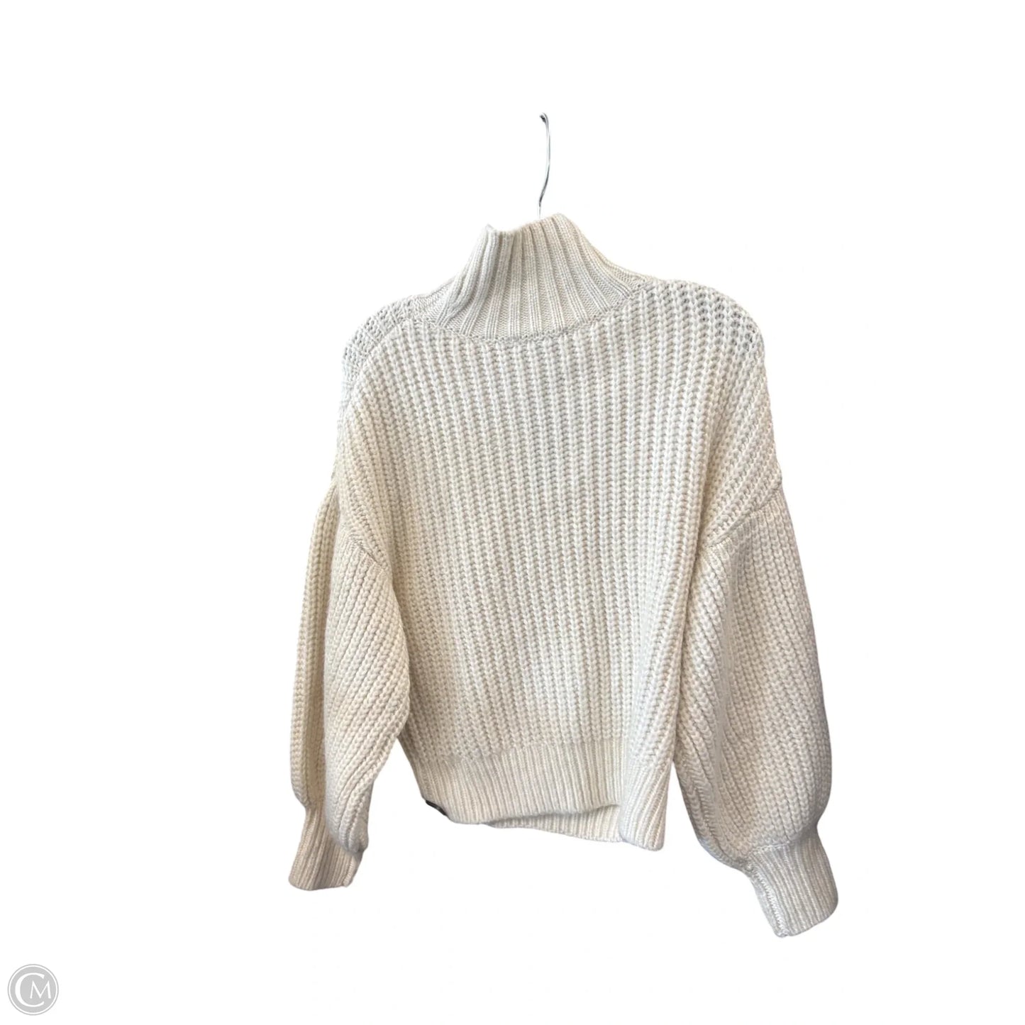 Sweater By Express In Cream, Size: Xs