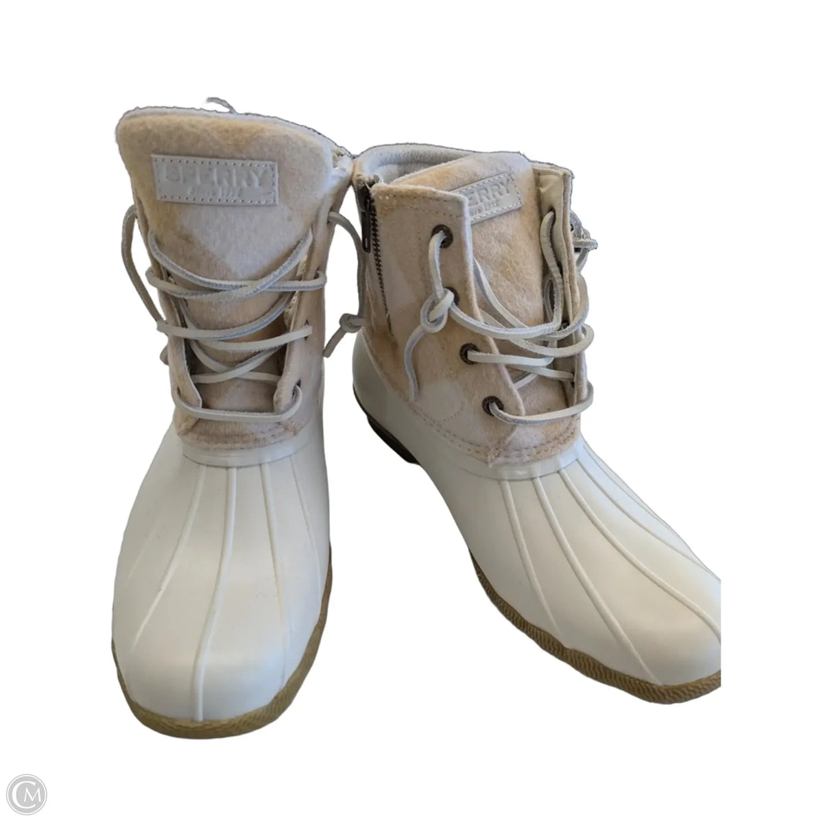 Boots Snow By Sperry In Cream, Size: 9