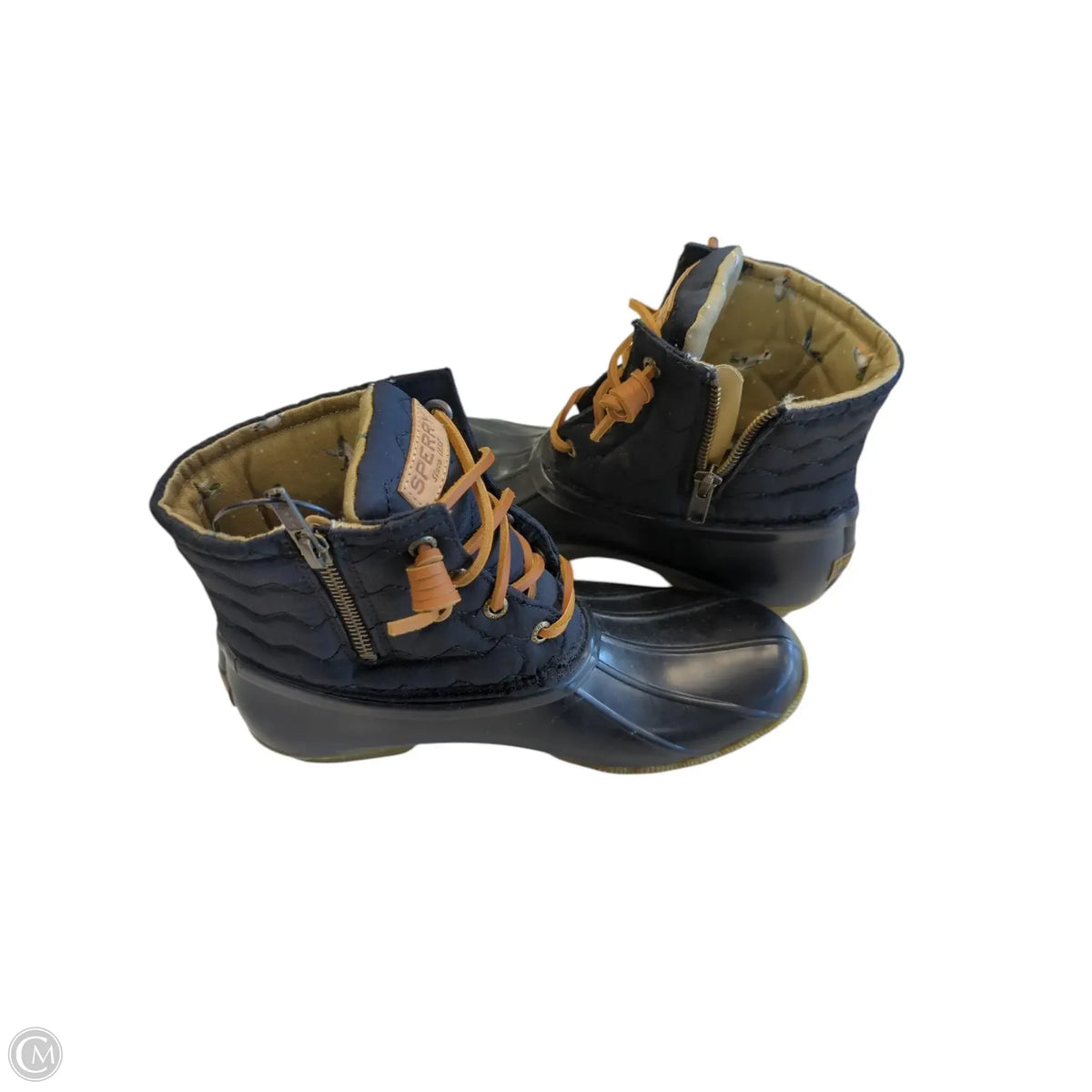 Boots Rain By Sperry In Navy, Size: 6.5