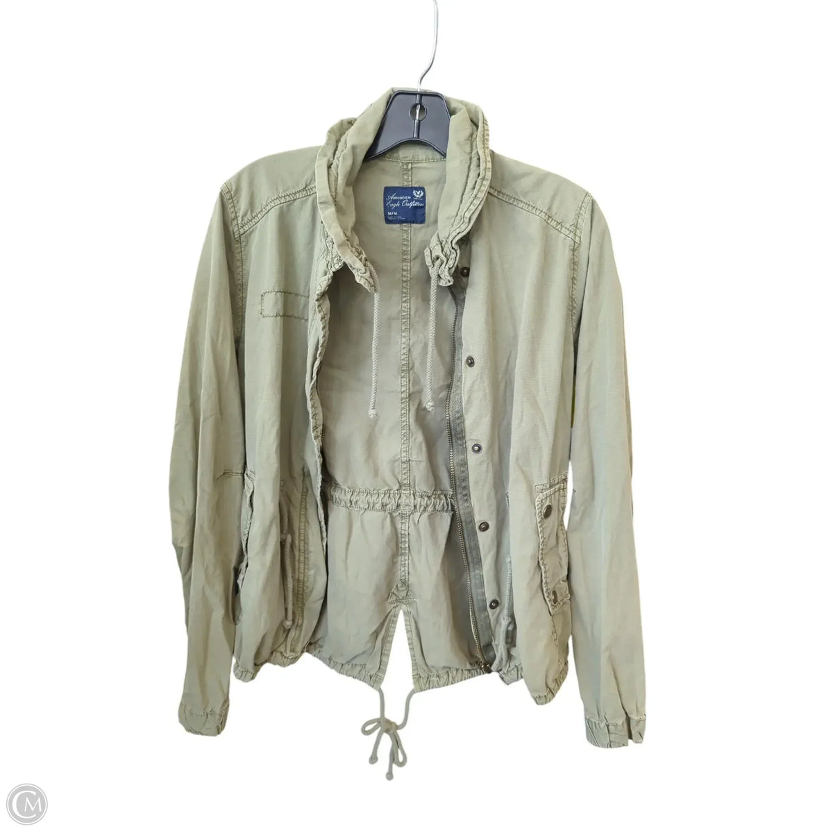 Jacket Utility By American Eagle In Green, Size: M
