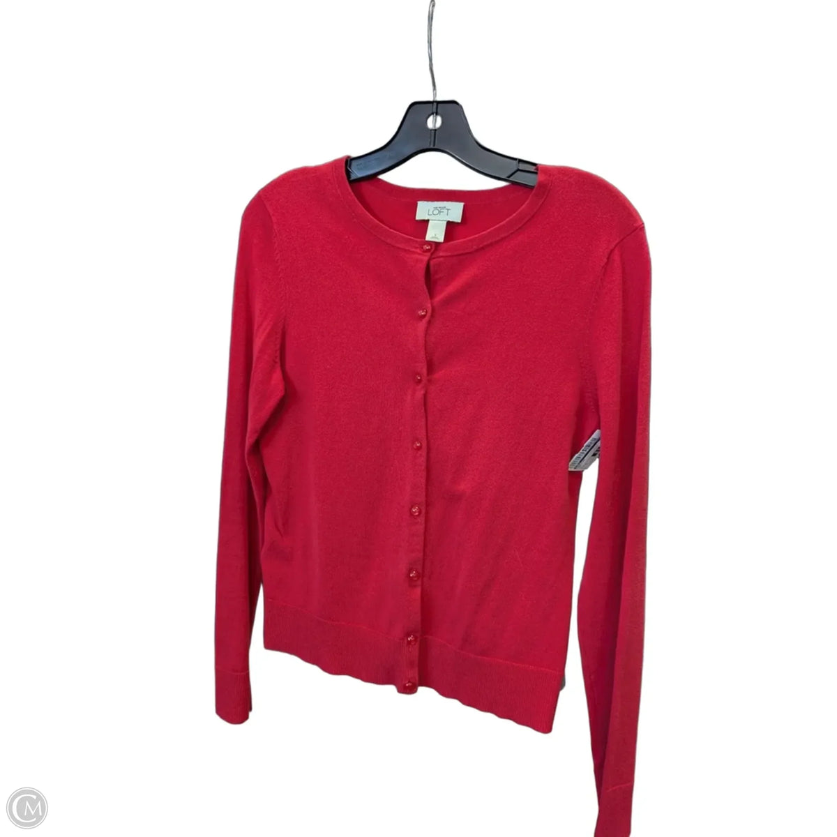 Cardigan By Loft In Red, Size: S